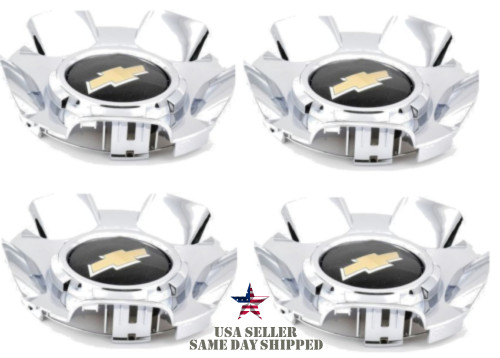 4PC Wheel Center Cap 09- 11 Chevy Tahoe Avalanche Silverado Chrome 5417 19431542