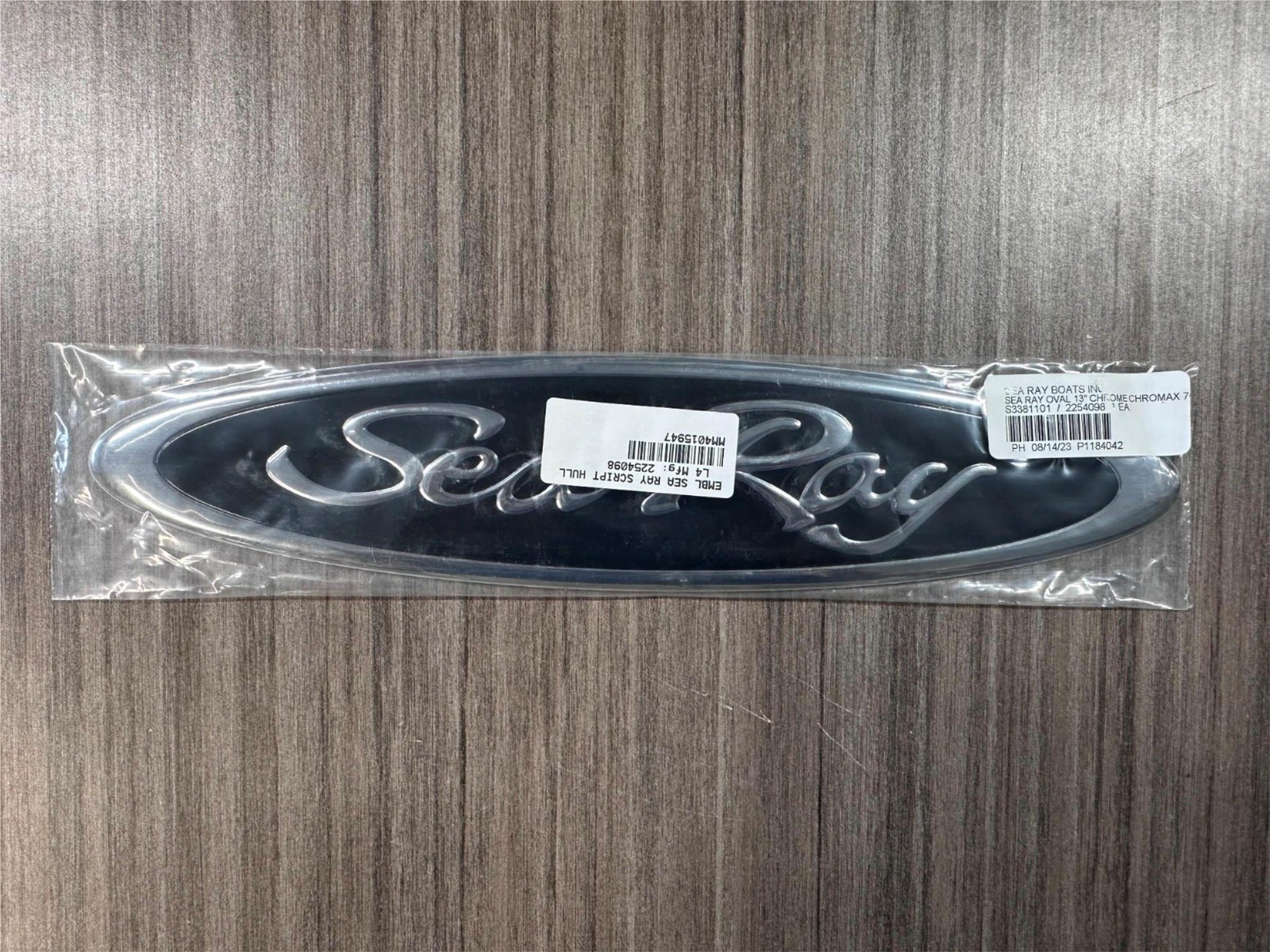 Sea Ray 2254098 EMBLEM SEA RAY SCRIPT HULL LOGO 13\