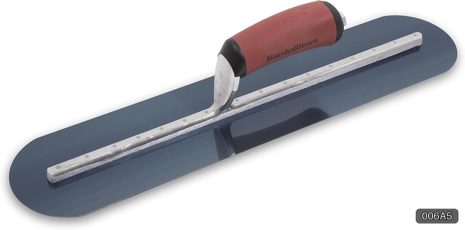 Concrete Finishing Trowel Marshalltown Fully Rounded, Assembled USA #R040