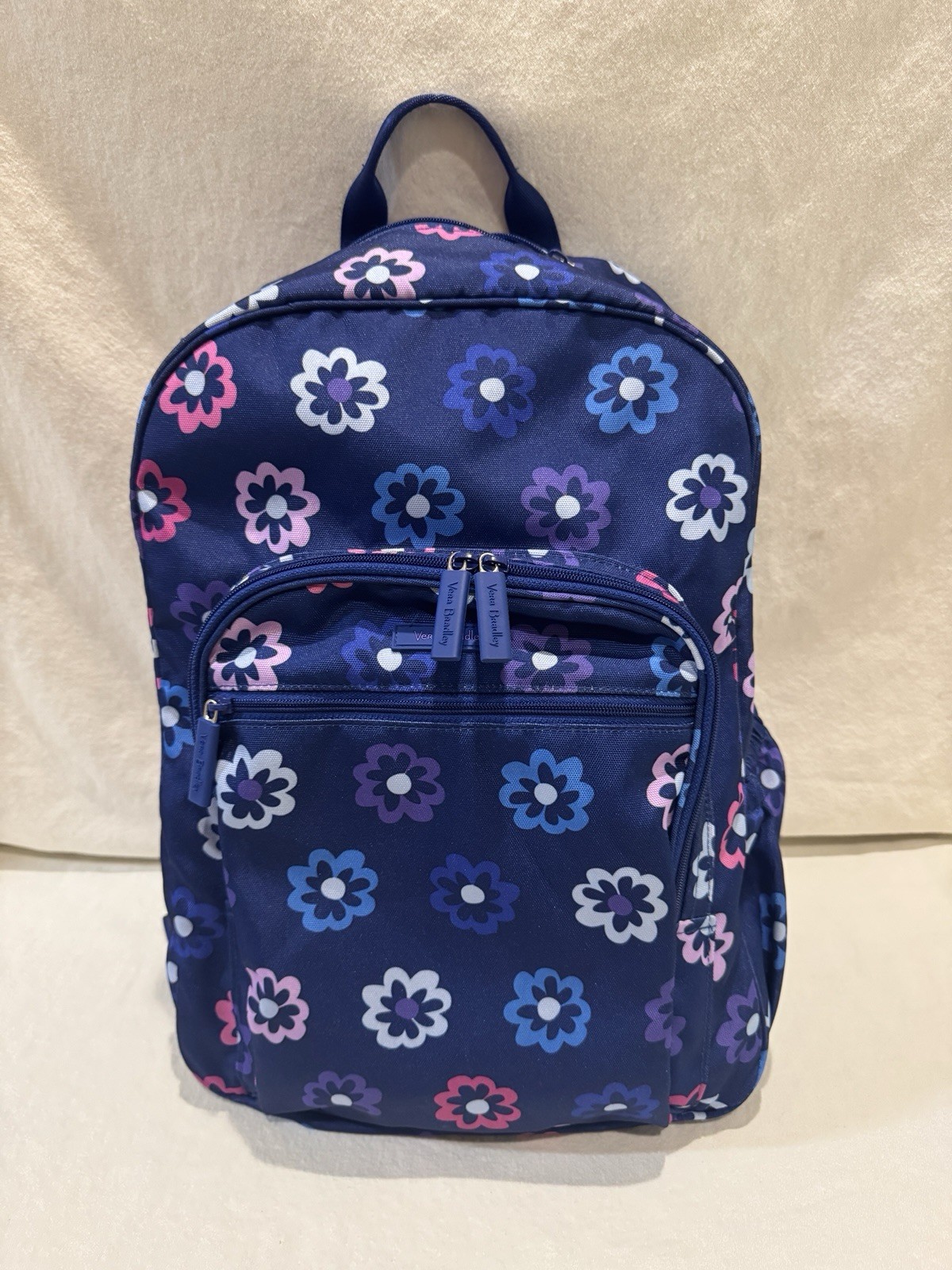 Vera Bradley Lighten Up Ellie Flowers Backpack Excellent Pre Owned Cond