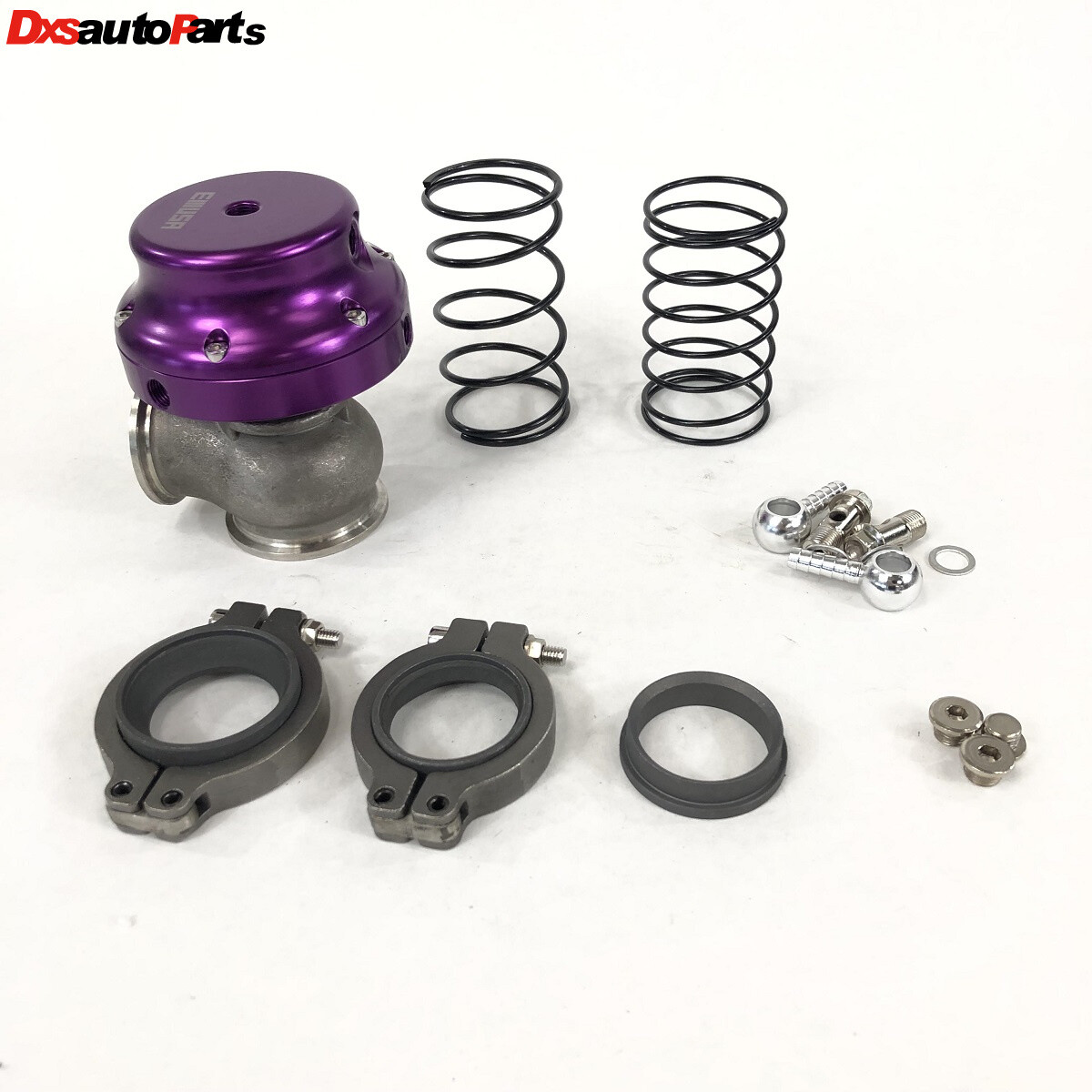 Adjustable Universal 38mm V-Band External Turbo Wastegate Purple