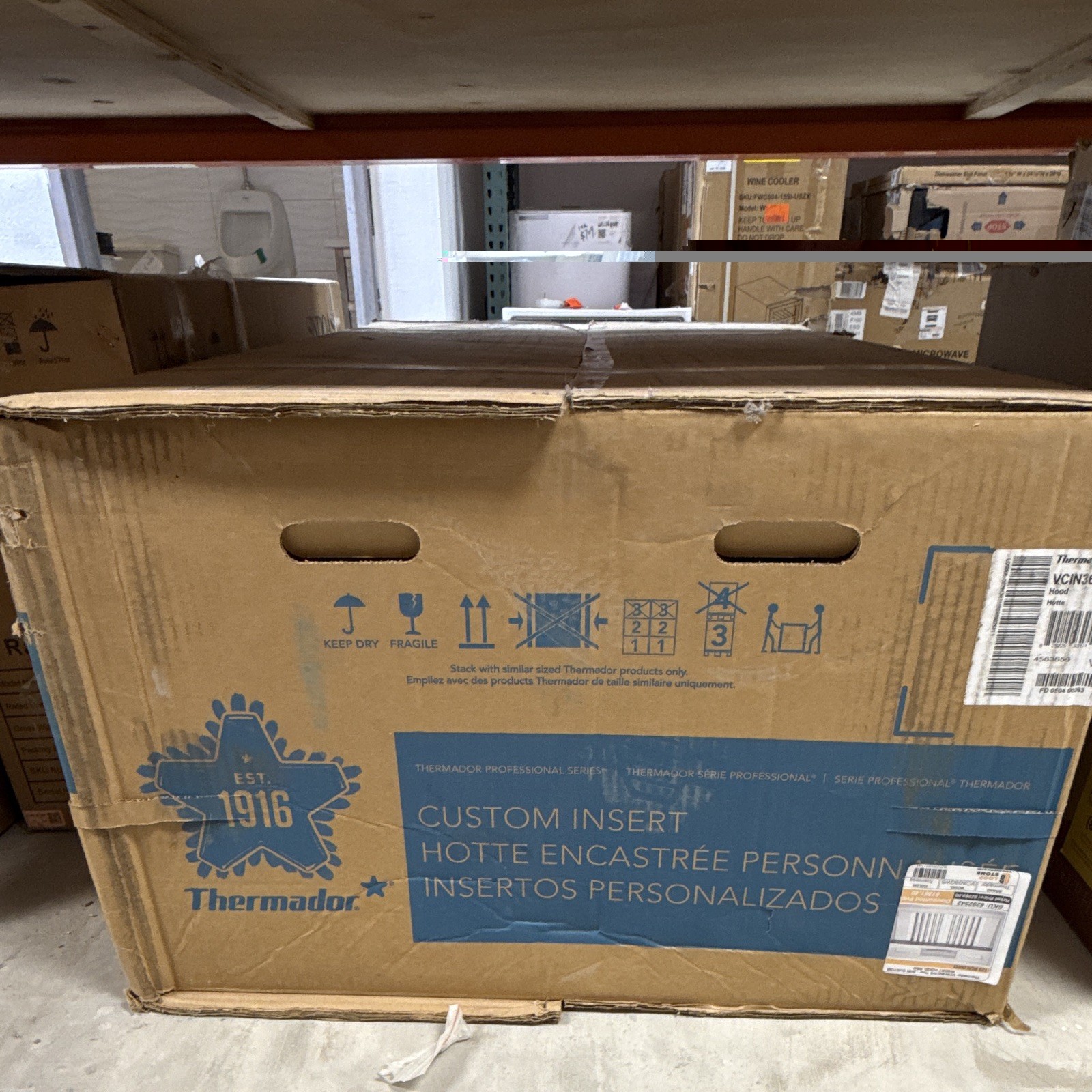 Thermador VCIN36GWS,36” Professional Custom Insert Hood Thermador VCIN36GWS,36” Professional Custom Insert Hood