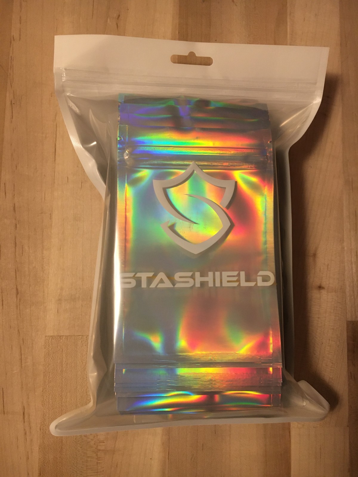 200+ Quantity STASHIELD Holographic Smell Proof Mylar Bags Resealable Packaging