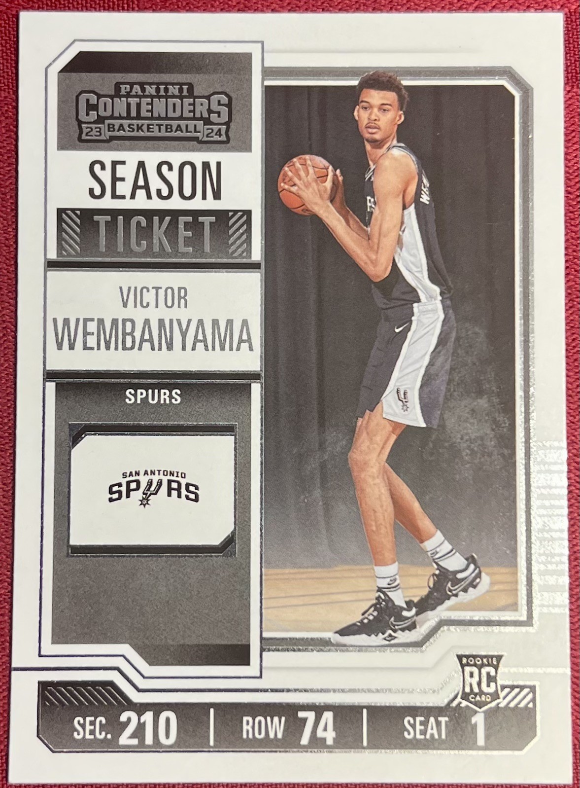 2023-24 Panini Contenders - Season Ticket Victor Wembanyama #11 (RC) 2023-24 Panini Contenders - Season Ticket Victor Wembanyama #11 (RC)
