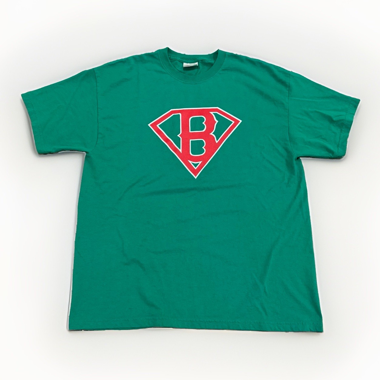 VTG Hanes Heavyweight Boston Red Sox Return of the Champs Green T-Shirt Size L