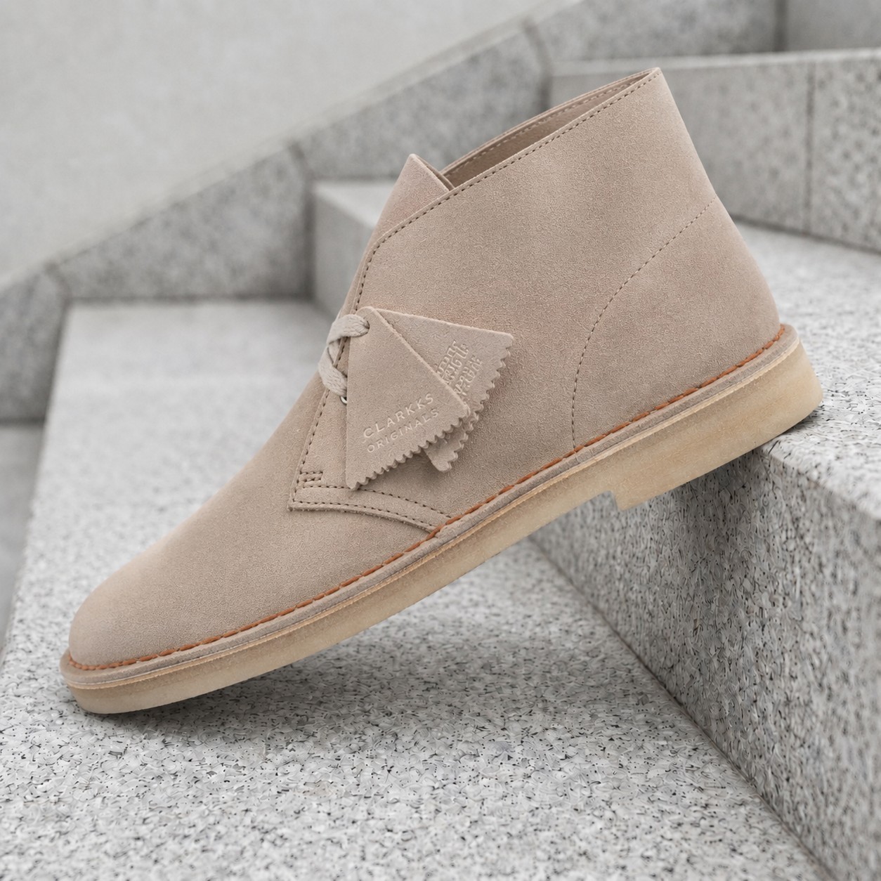 Clarks Desert Boot Sand Suede 26155527 Men’s New