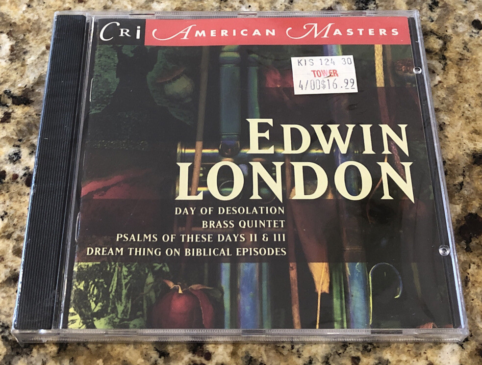 Edwin London (CD, 2000, CRI) Modern Classical Choral and Chamber/Sealed