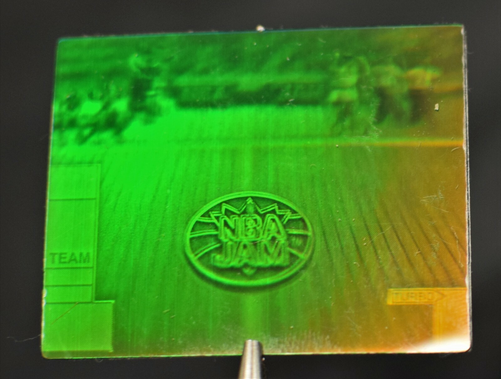 VTG Polaroid 3-D 90's Hologram Sticker - NBA JAM Video Game 1.5 X 1.75 VTG Polaroid 3-D 90's Hologram Sticker - NBA JAM Video Game 1.5 X 1.75