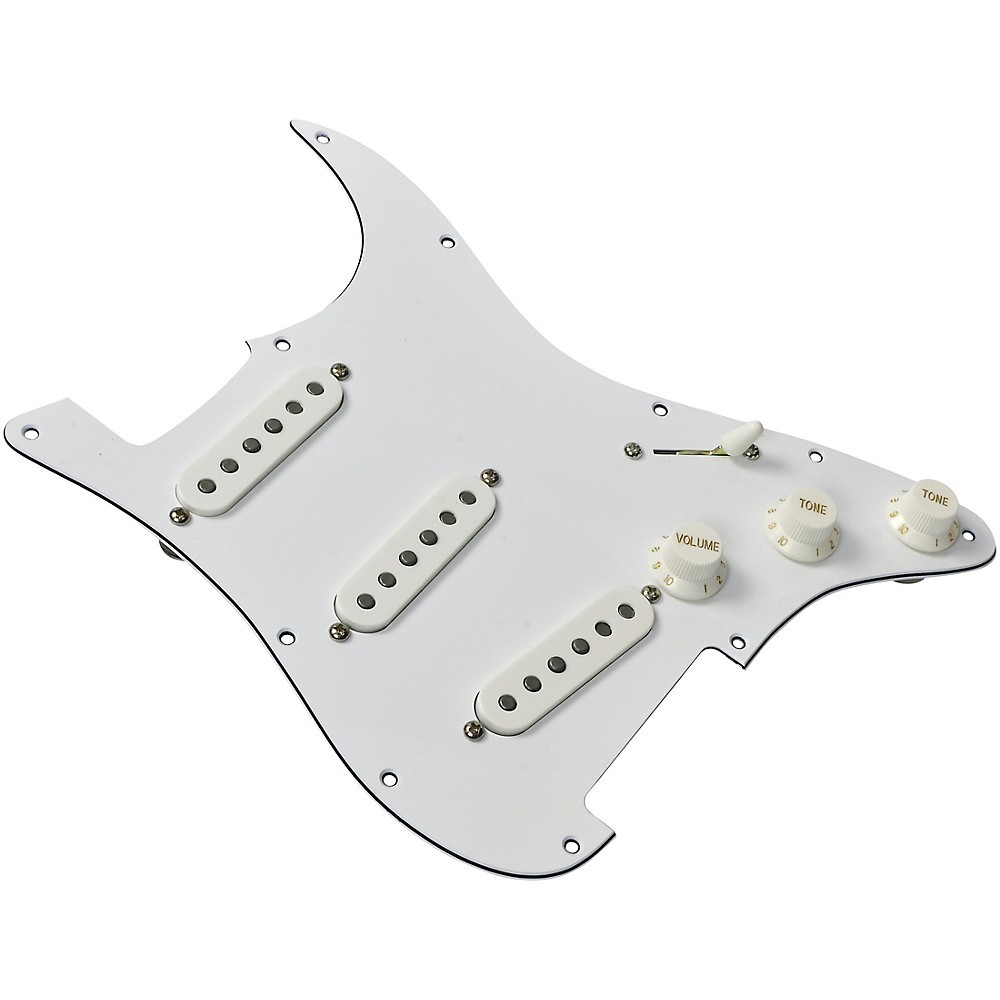 Mojotone \'58 Quiet Coil with Hot Bridge Strat Prewired Pickguard