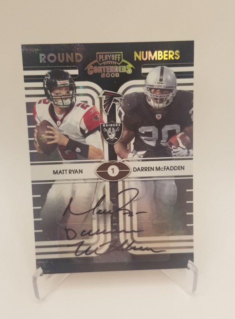 Playoff Contenders 2008 Matt Ryan Falcons Darren McFadden Raiders RC AUTO /10