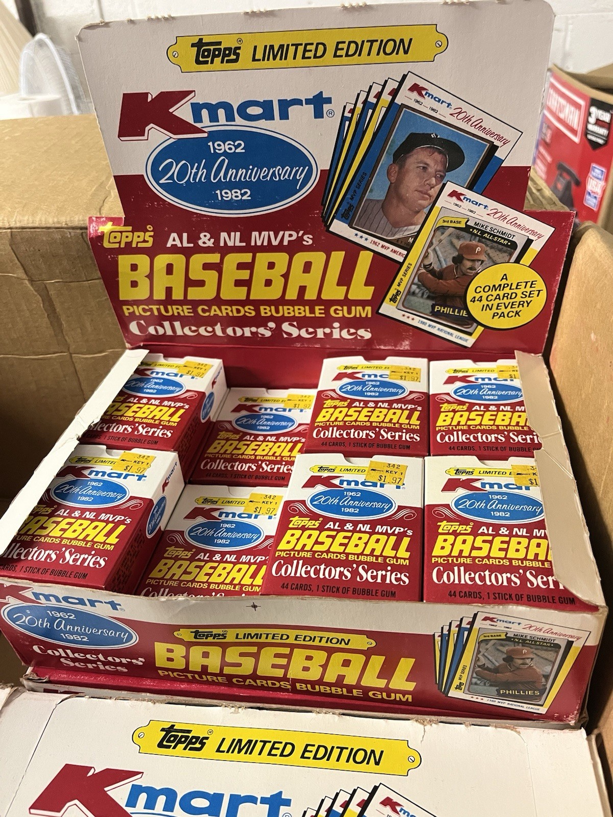 1982 Kmart Topps 20th Anniversary Complete Baseball Card Set Mickey Mantle