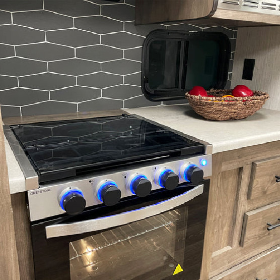 Furrion Stove Top Cover Greystone Glass CF-RV17-PK02