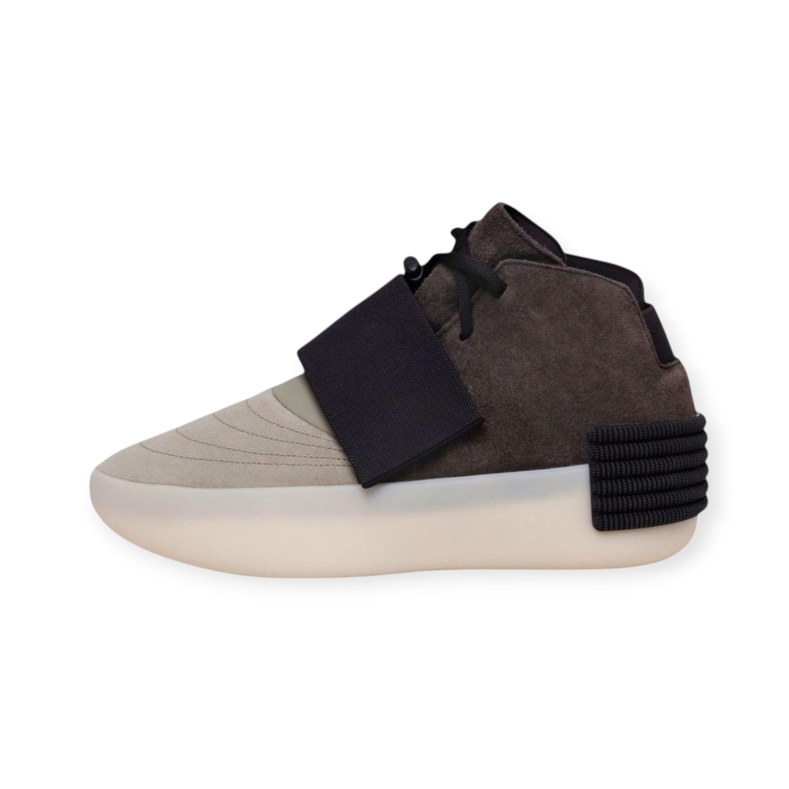 Adidas x Fear of God Athletics Trainer Night Brown Sesame Suede Shoes JQ5971