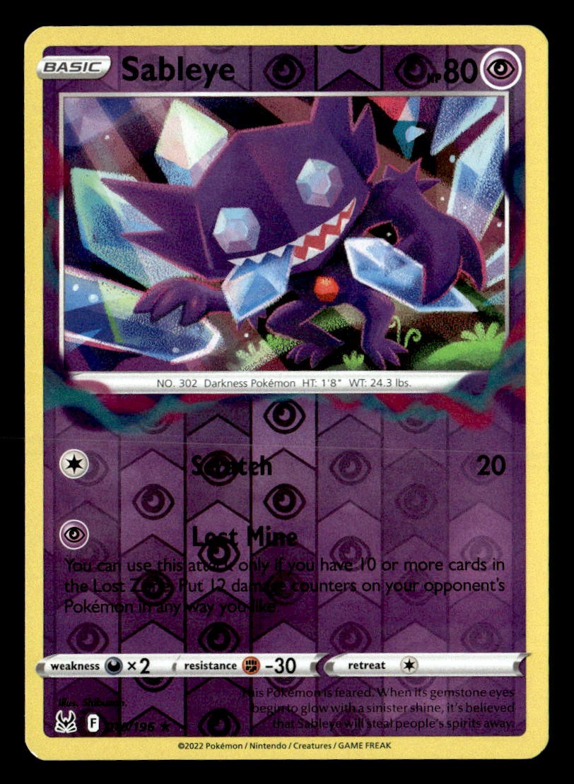 Pokemon Sableye #070/196 tcg Near Mint or Better