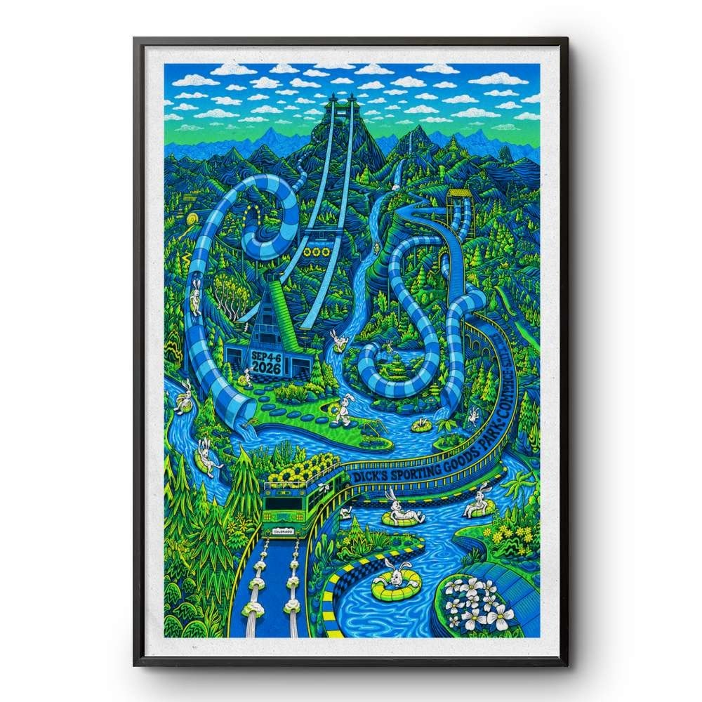 Phish Summer 2026 Sep 4-6 2026 Commerce City Colorado Live Poster