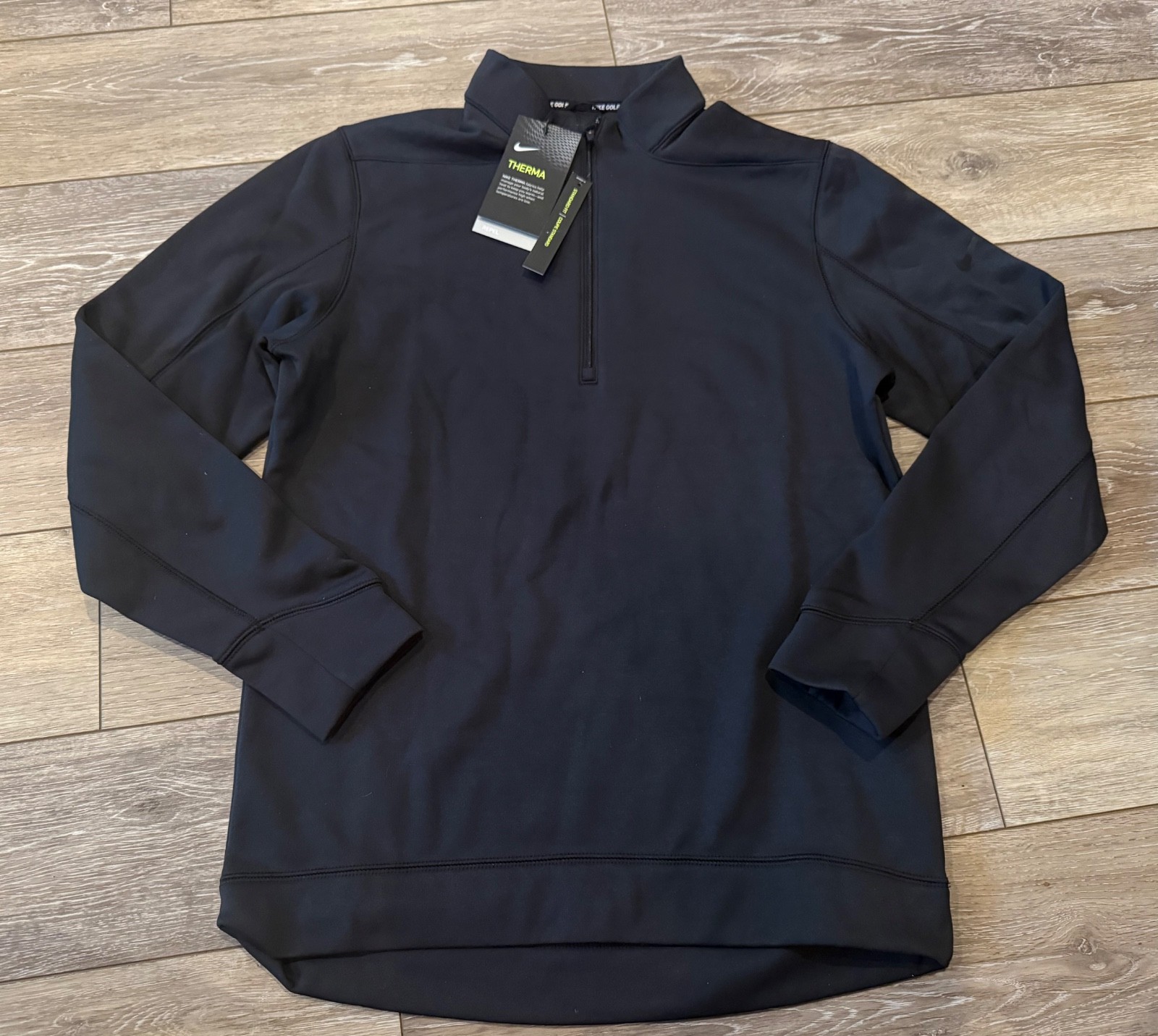 Nike Men's Golf Therma Fit 1/2 Zip Top AR2600-010 Black