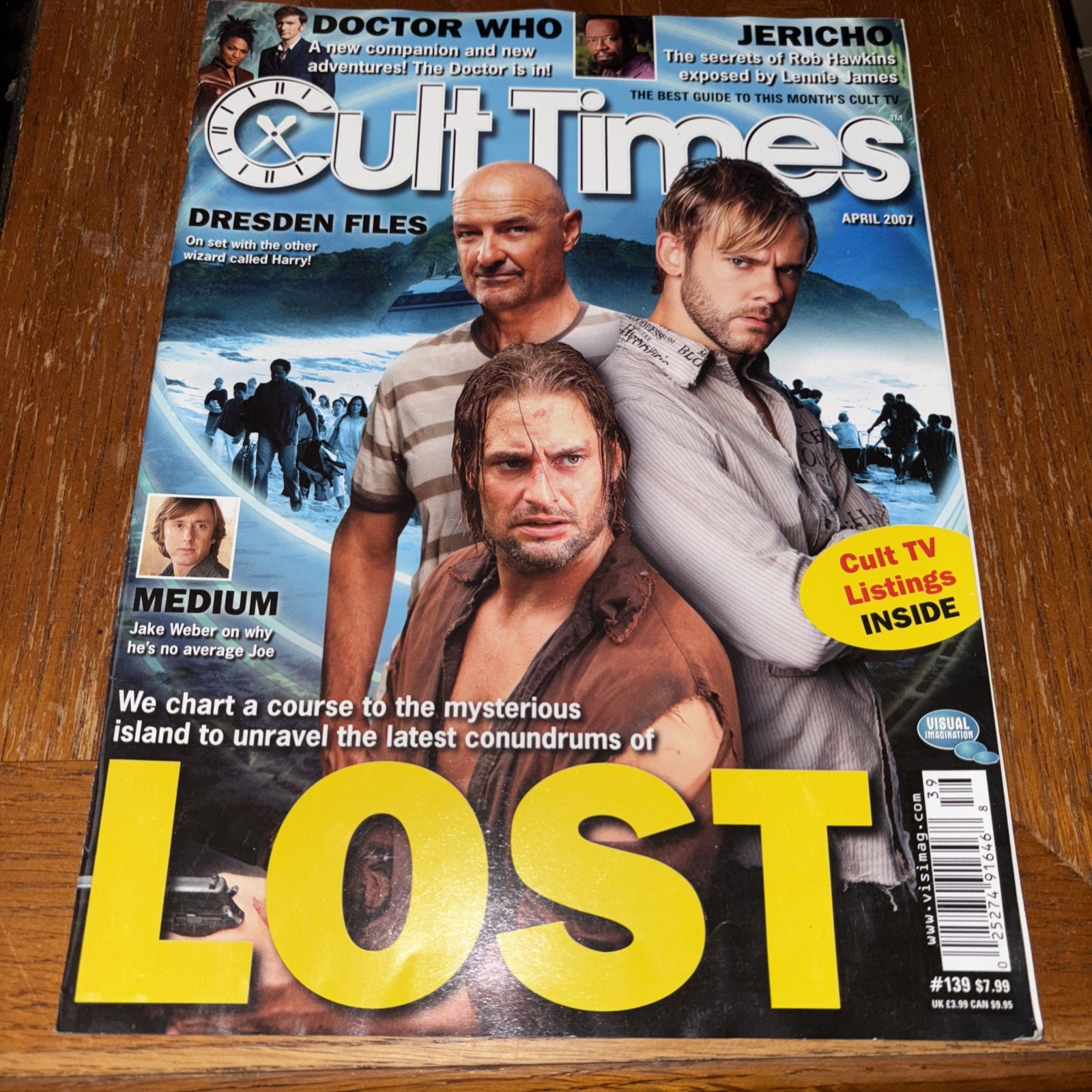 VTG 2007 CULT TIMES: Lost Terry O’Quinn / Doctor Who Jericho Lennie James Medium