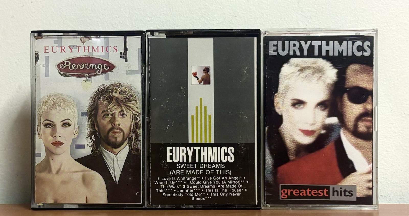 Eurythmics Cassette Tapes Lot Of 3: Sweet Dreams, Revenge & Greatest Hits Eurythmics Cassette Tapes Lot Of 3: Sweet Dreams, Revenge & Greatest Hits