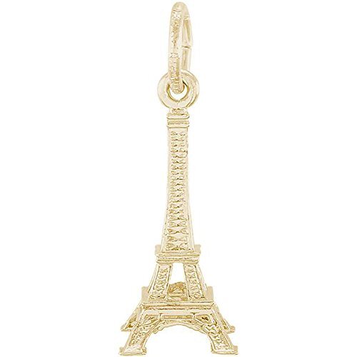 10kt Yellow Gold Rembrandt Charms Small Eiffel Tower Charm Pendant 10kt Yellow Gold Rembrandt Charms Small Eiffel Tower Charm Pendant