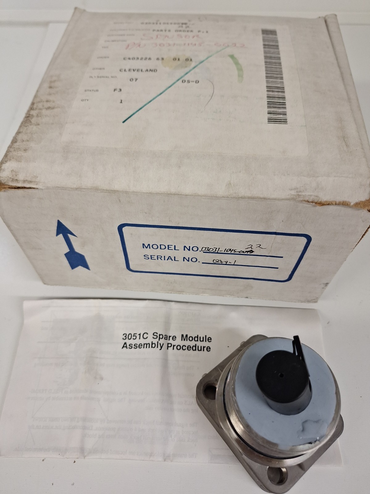 Rosemount 03031-1045-0022 Sensor Module Kit 03031-0761-0022