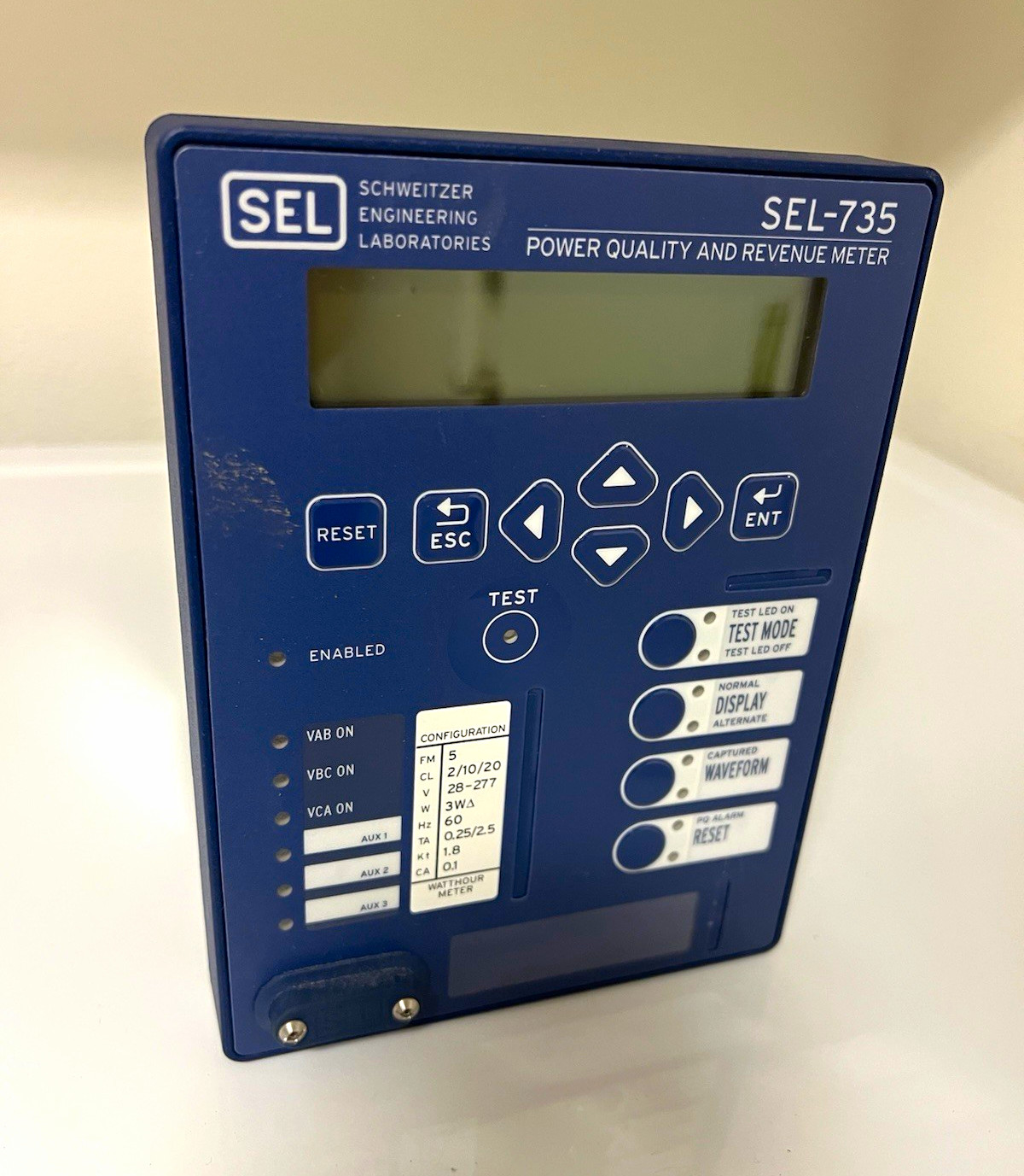 SEL SEL-735 Power Quality & Revenue Meter Schweitzer Engineering Laboratories