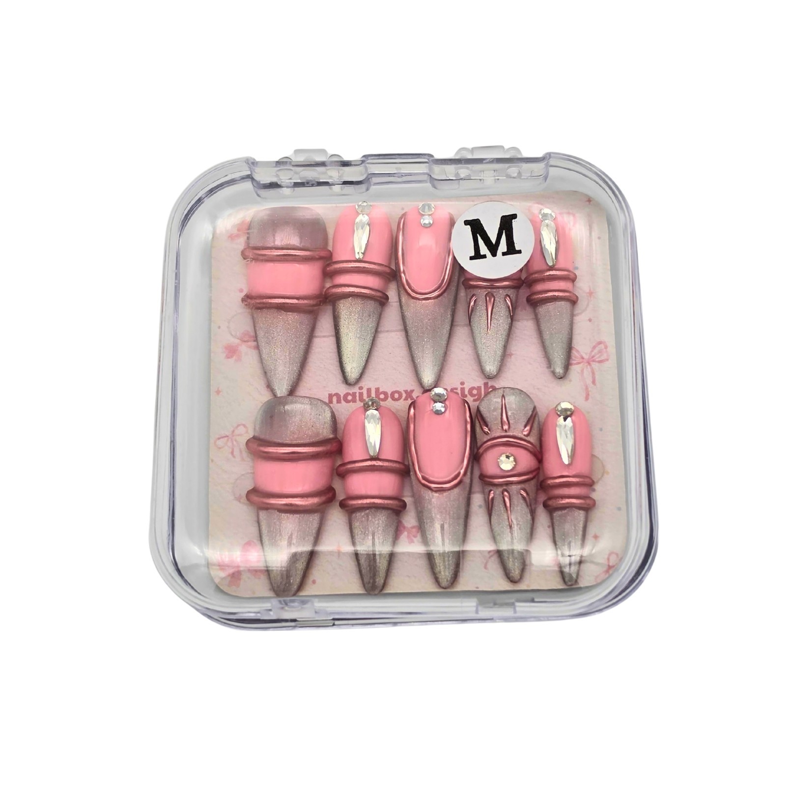 Best Pick: Luxury Handmade Press On Nails Set Salon Quality  Lasts 4 Weeks