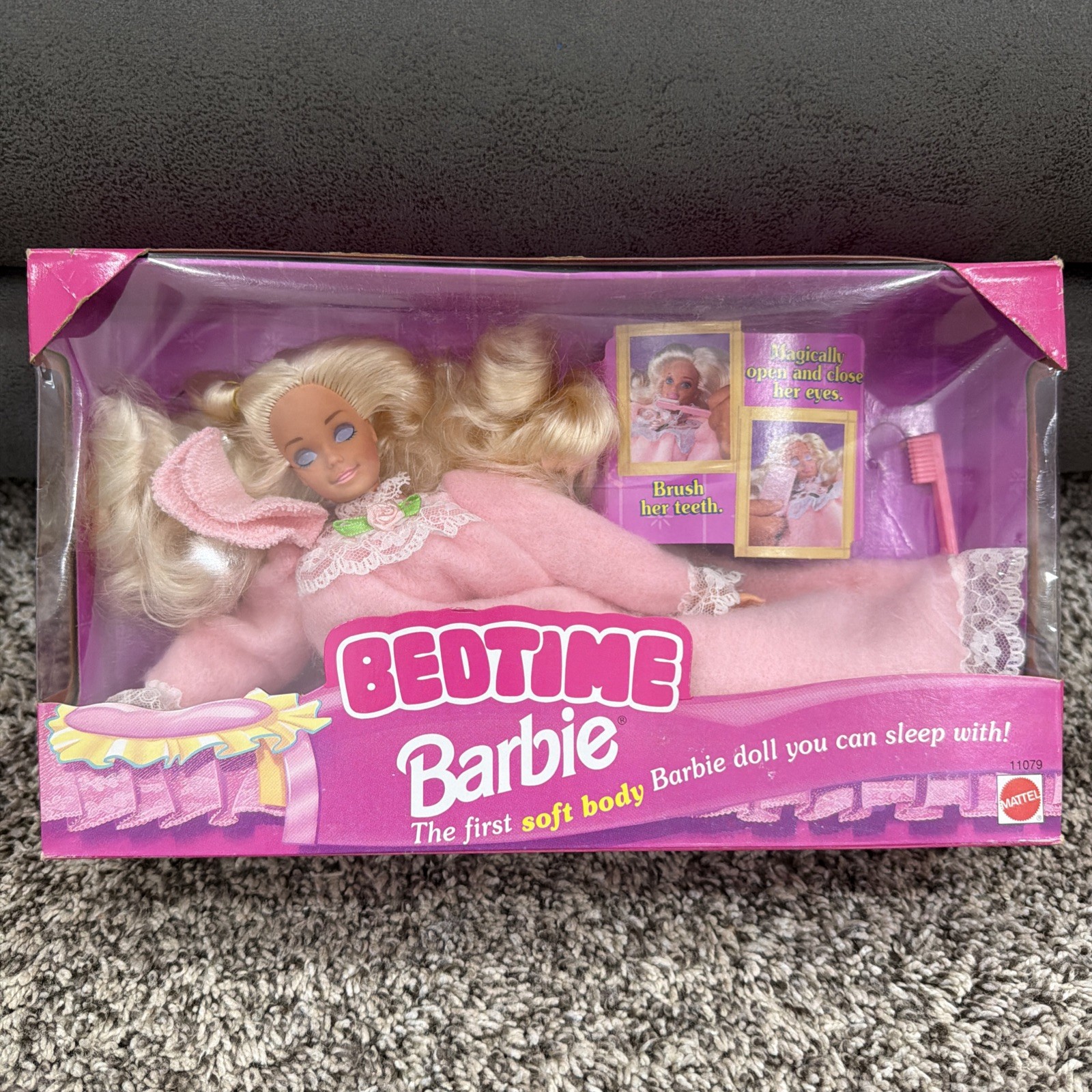 Vintage 1993 Mattel “Bedtime Barbie” #11079 *NRFB*