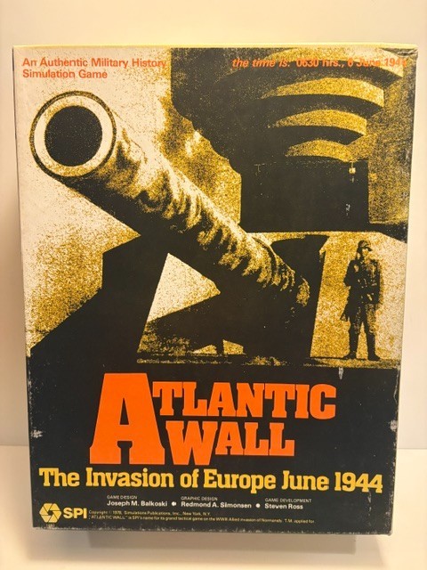 Atlantic Wall, SPI Games, Soap Box, Mostly Unpunched