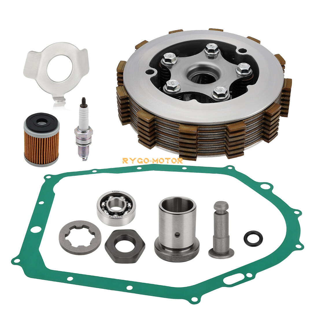 Complete Heavy Duty Clutch Assembly & Gasket for Yamaha Warrior 350 YFM350 87-04 Complete Heavy Duty Clutch Assembly & Gasket for Yamaha Warrior 350 YFM350 87-04