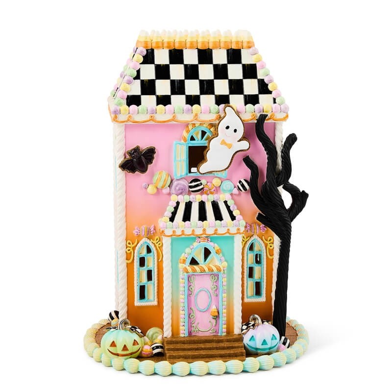 NIB MACKENZIE-CHILDS $299 TRICK OR TREAT ILLUMINATED SWEETS MANSION NIB MACKENZIE-CHILDS $299 TRICK OR TREAT ILLUMINATED SWEETS MANSION