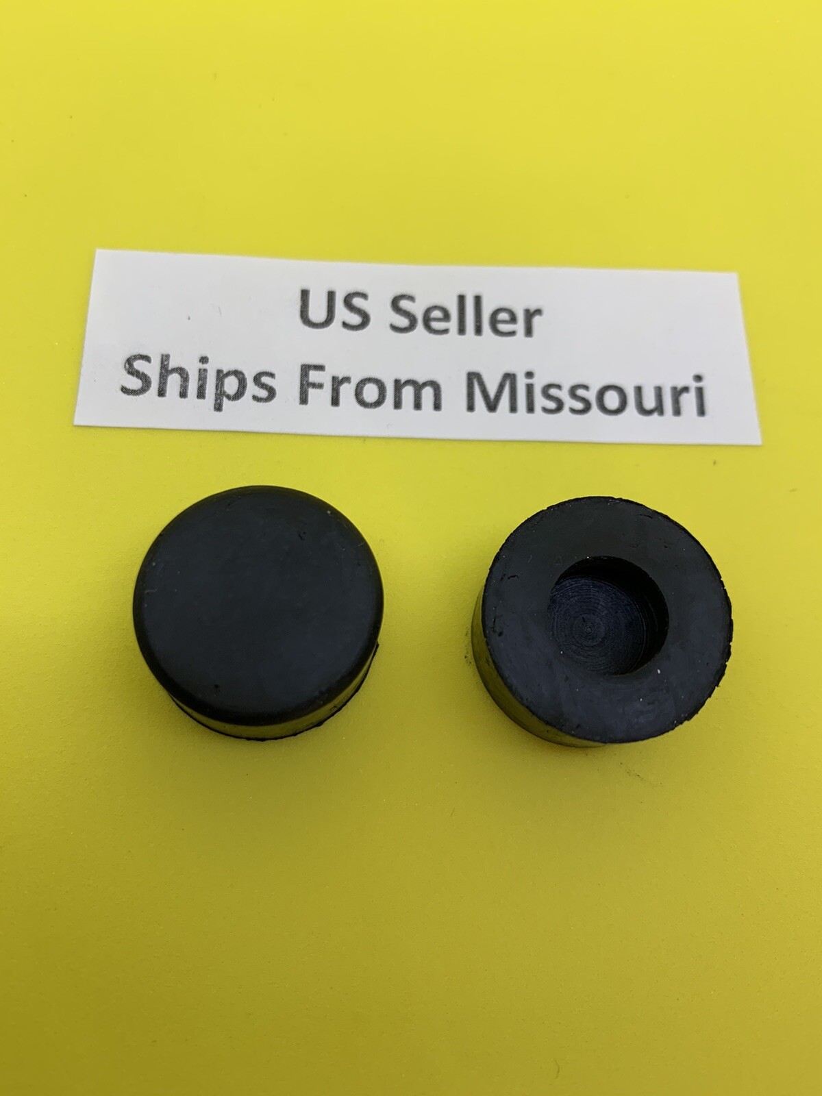 2 Pack- 1950s 60s GM Chevy Olds Buick Car Rubber Hood Bumpers 4137121 NEW 7/8