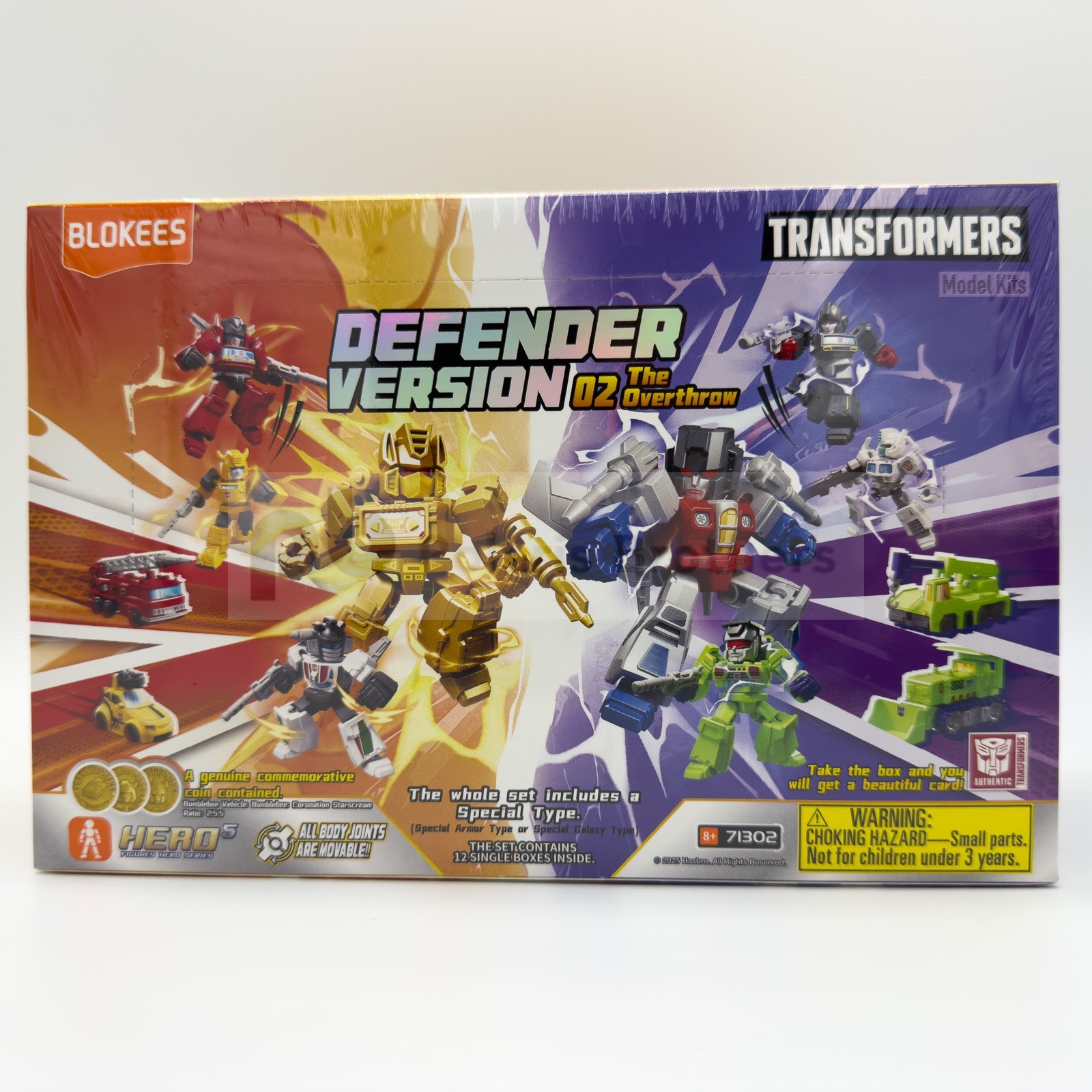 Blokees Transformers Sealed AE, Galaxy, Shining, Defender, Golden Lagoon, Wheels