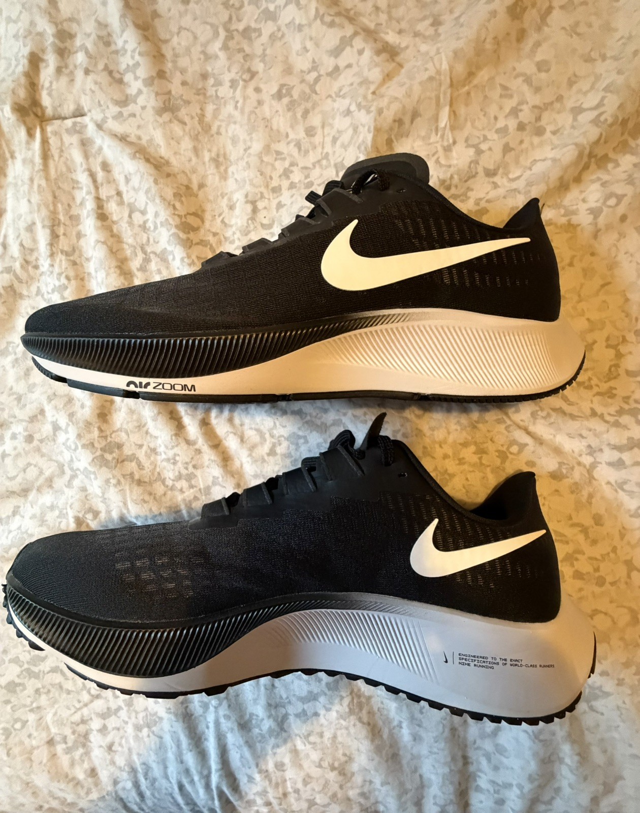 Nike Zoom Pegasus 37 Mens 11.5 extra wide Black Mesh Sport Running Shoes Sneaker Nike Zoom Pegasus 37 Mens 11.5 extra wide Black Mesh Sport Running Shoes Sneaker