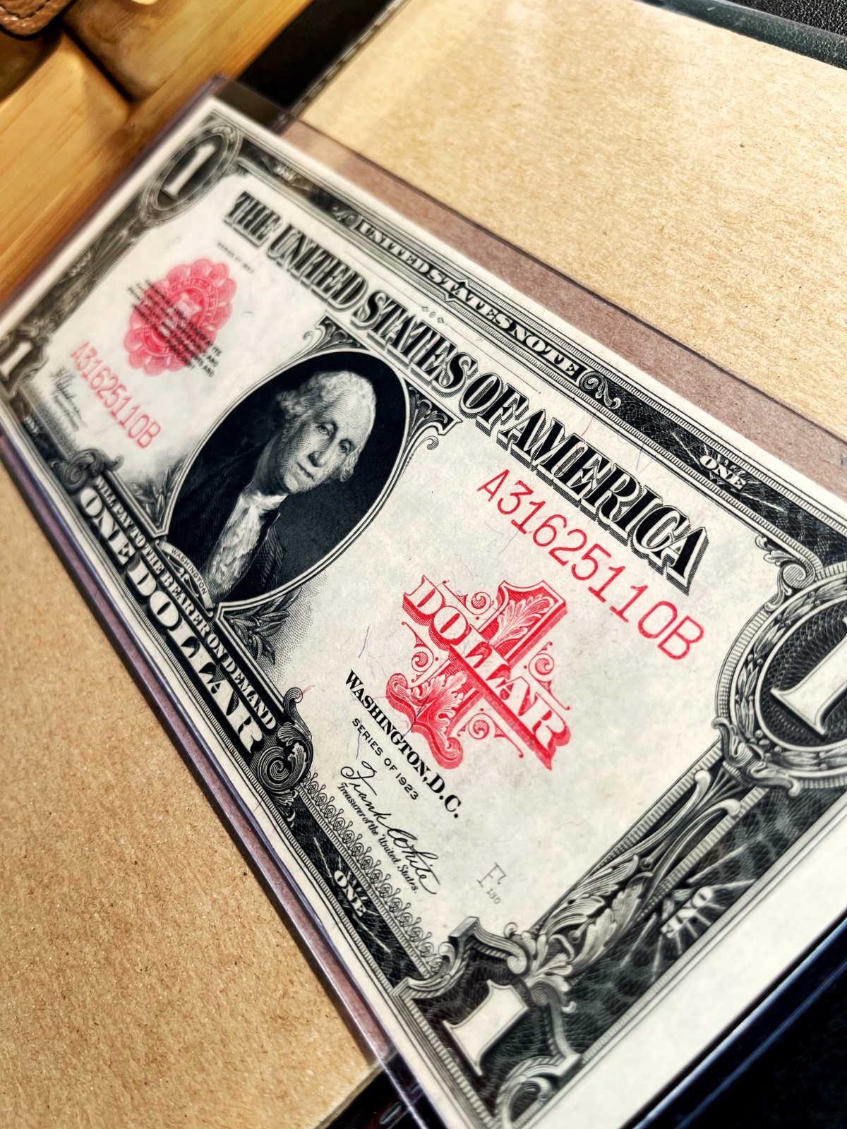 Fr. 40 1923 $1 Legal Tender - XF/ AU