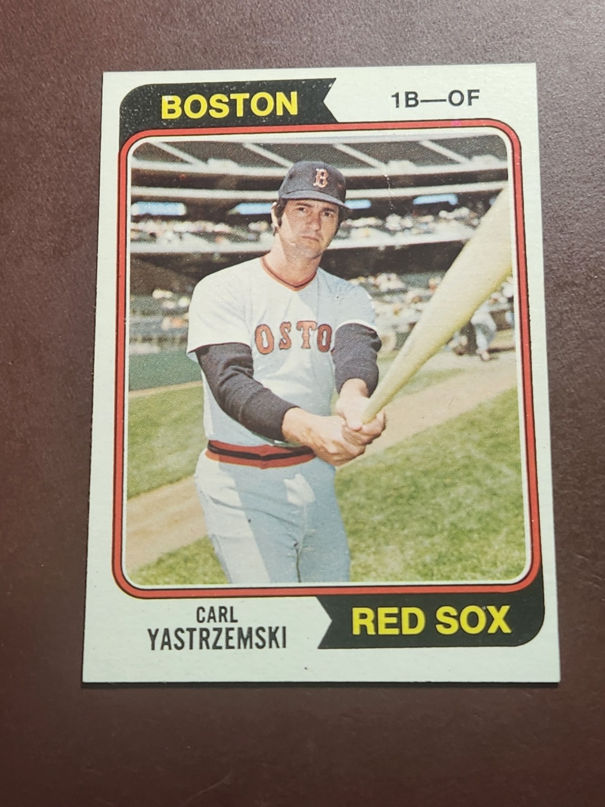 1974 Topps Carl Yastrzemski #280 Red Sox HOF Vintage Baseball Card GD-VG