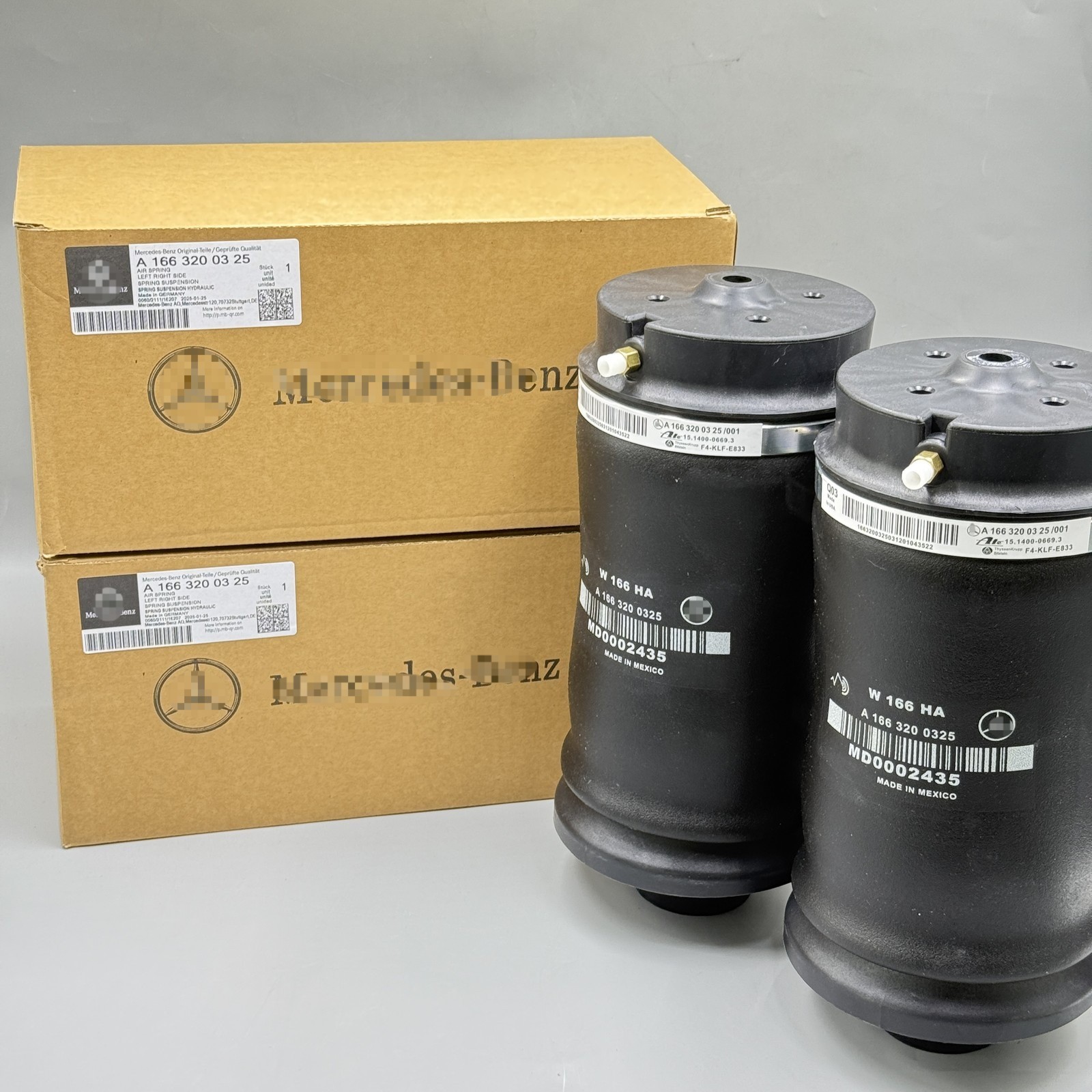 OEM BENZ 1663200325 Rear Air Spring Suspension Bag for GL350 GL450 GL550 ML450