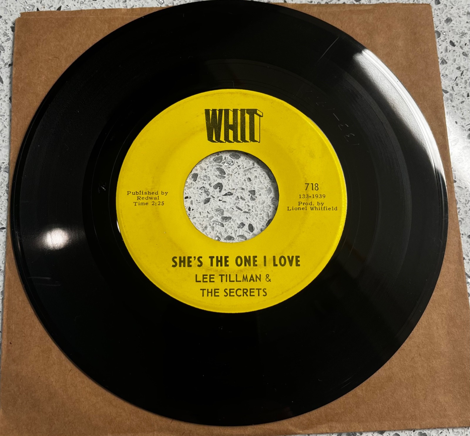 Rare 1966 Louisiana Soul 45 LEE TILLMAN “ She’s The One I Love “ WHIT 718 HEAR Rare 1966 Louisiana Soul 45 LEE TILLMAN “ She’s The One I Love “ WHIT 718 HEAR
