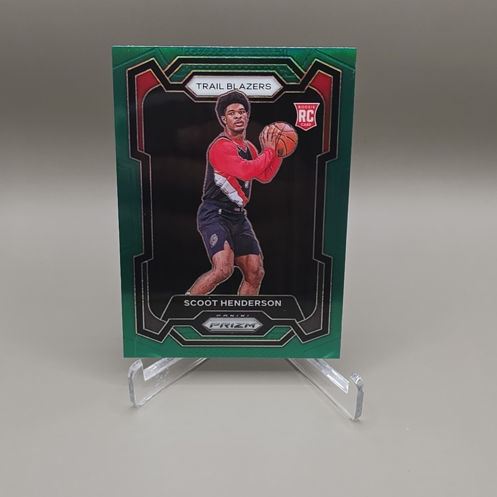Panini 2023-24 Prizm Basketball Scoot Henderson Rookie Green Prizm #141