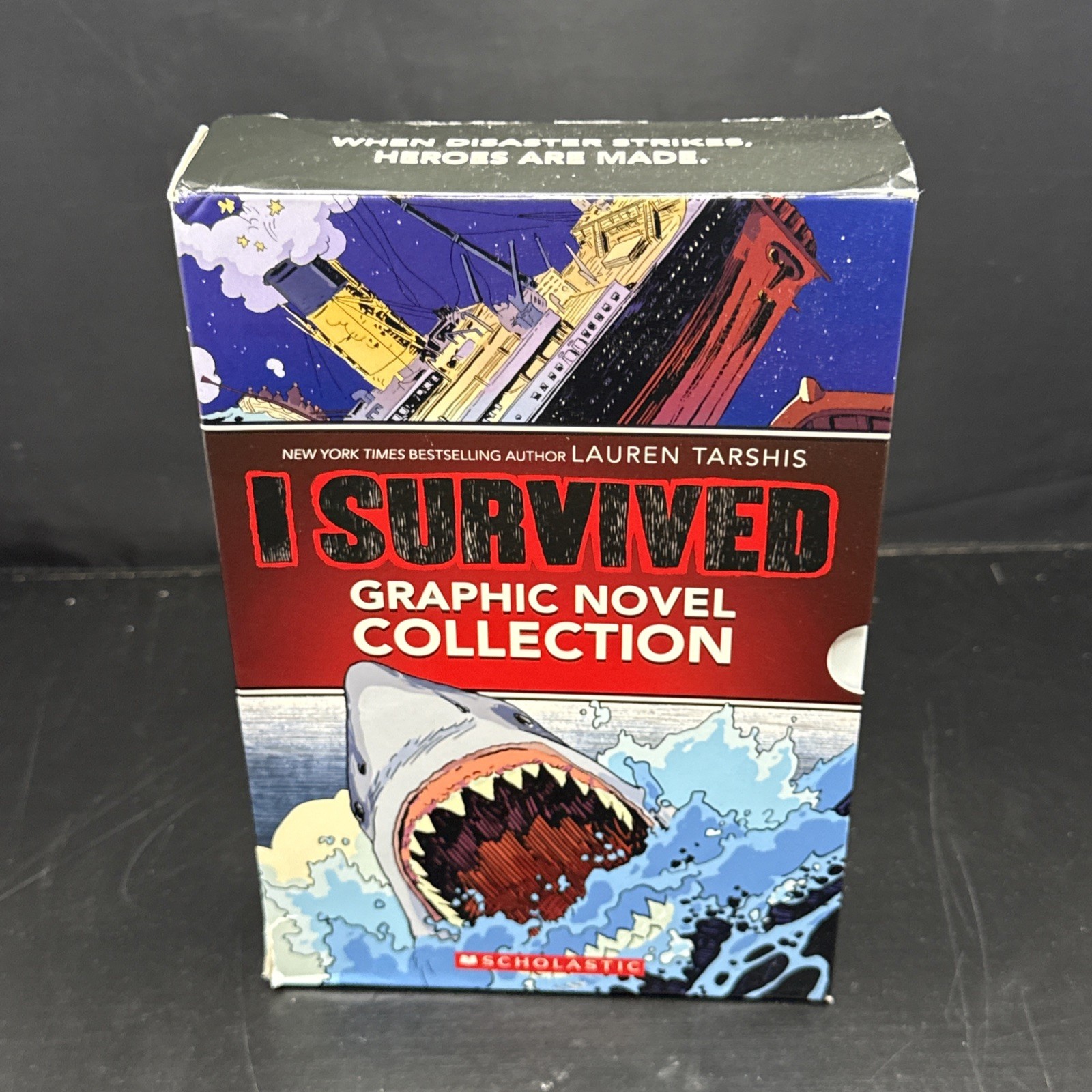 I Survived Graphic Novels #1-4: A Graphix - Paperback, by Tarshis Lauren - New