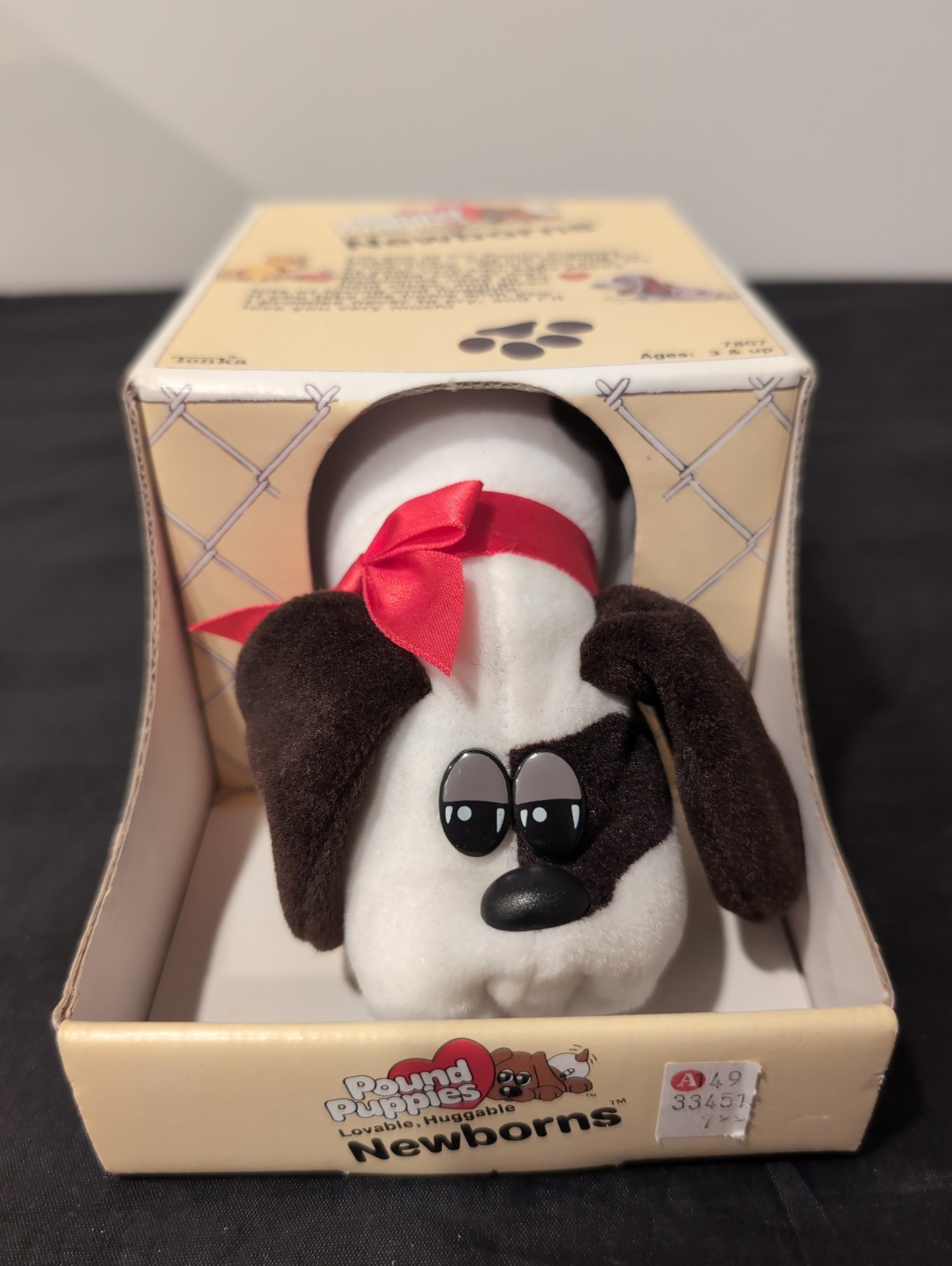 Vintage~Tonka~Pound Puppies Newborns~7807~ White & Black ~1986~ New in Box Vintage~Tonka~Pound Puppies Newborns~7807~ White & Black ~1986~ New in Box