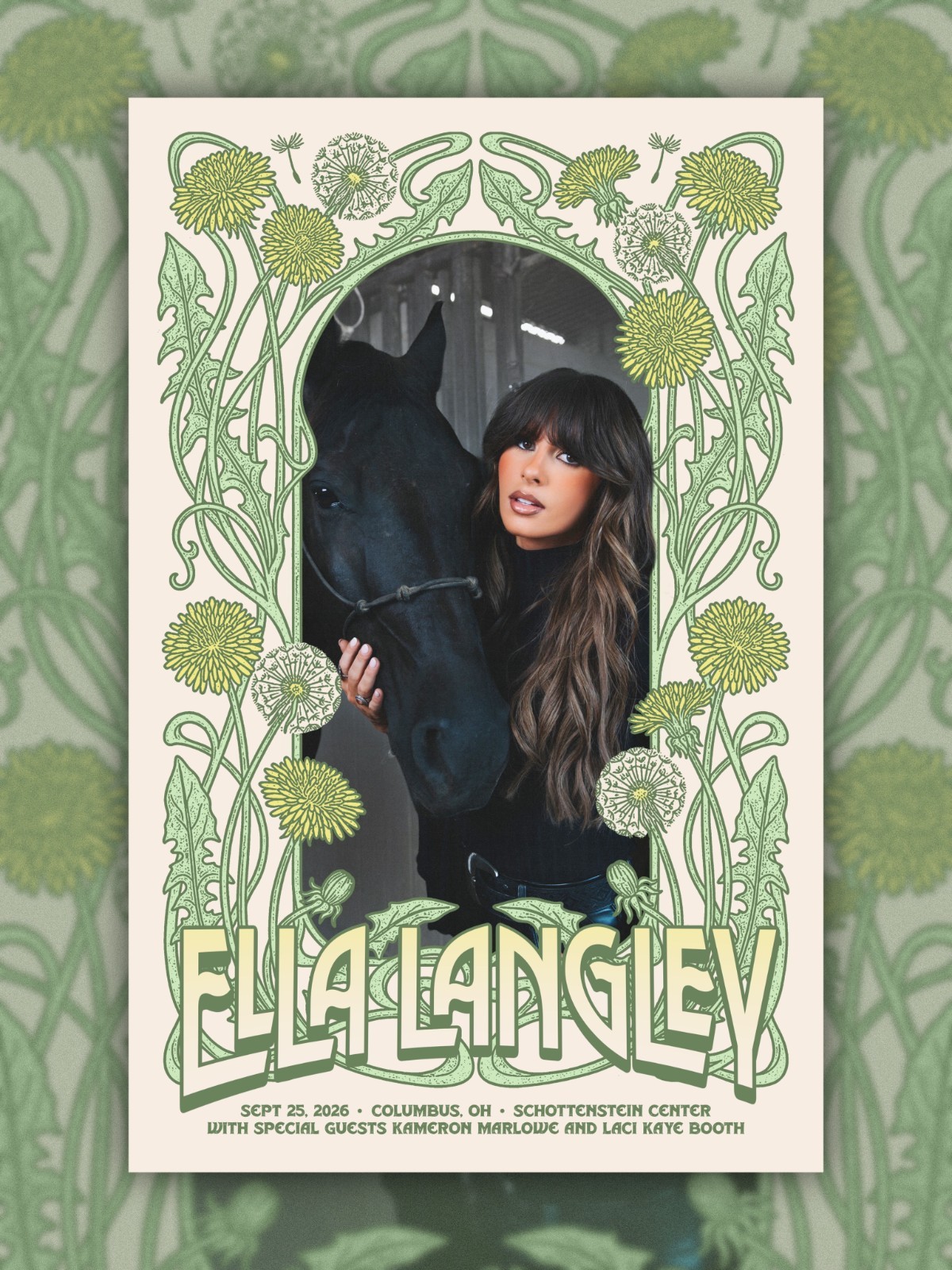 Ella Langley Columbus OH 2026 Concert Poster Tour