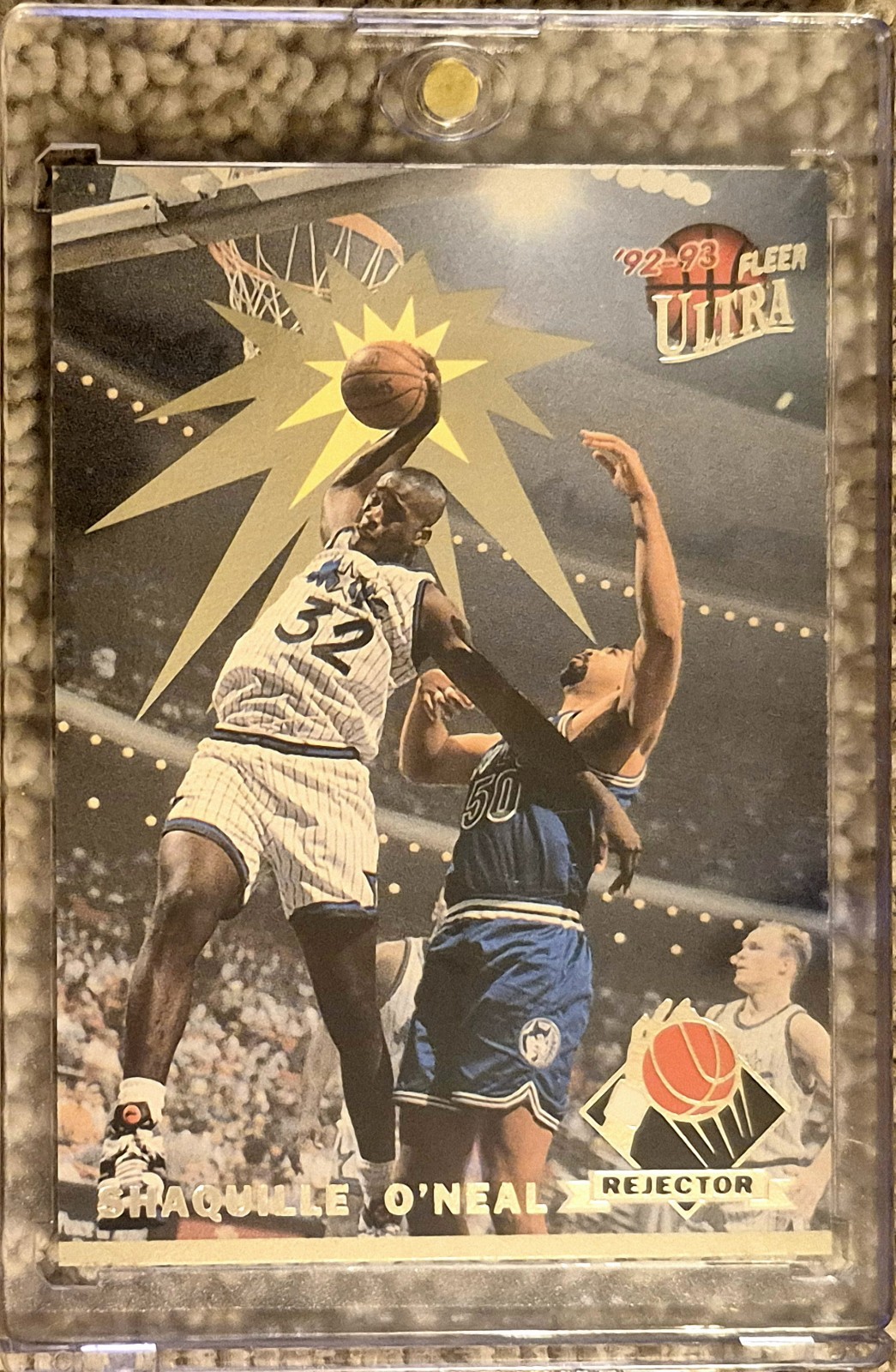 1992-93 FLEER ULTRA SHAQUILLE O\'NEAL REJECTORS ROOKIE RC INSERT #4 MINT +BONUS 1992-93 FLEER ULTRA SHAQUILLE O\'NEAL REJECTORS ROOKIE RC INSERT #4 MINT +BONUS