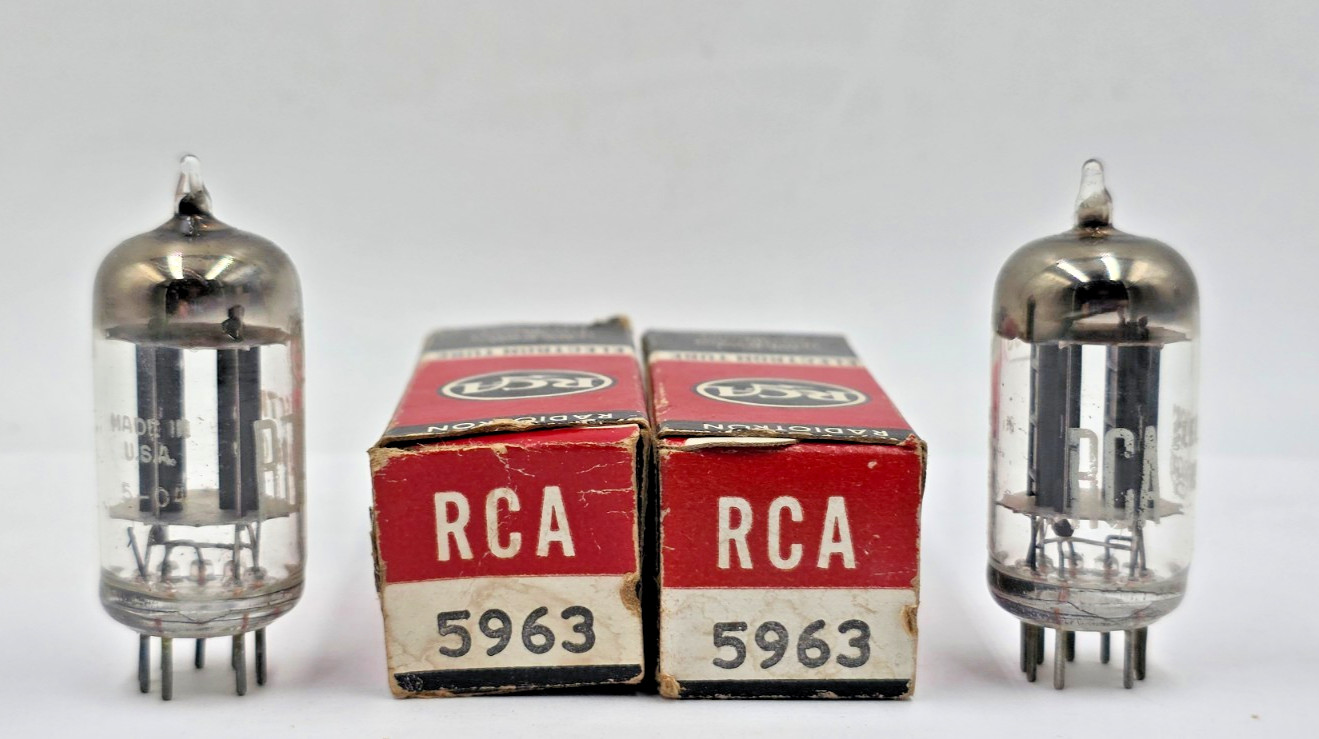 5963 / 12AU7 Matched Balanced RCA Tube (New Old Stock) NEW 1 Year Warranty ECC82