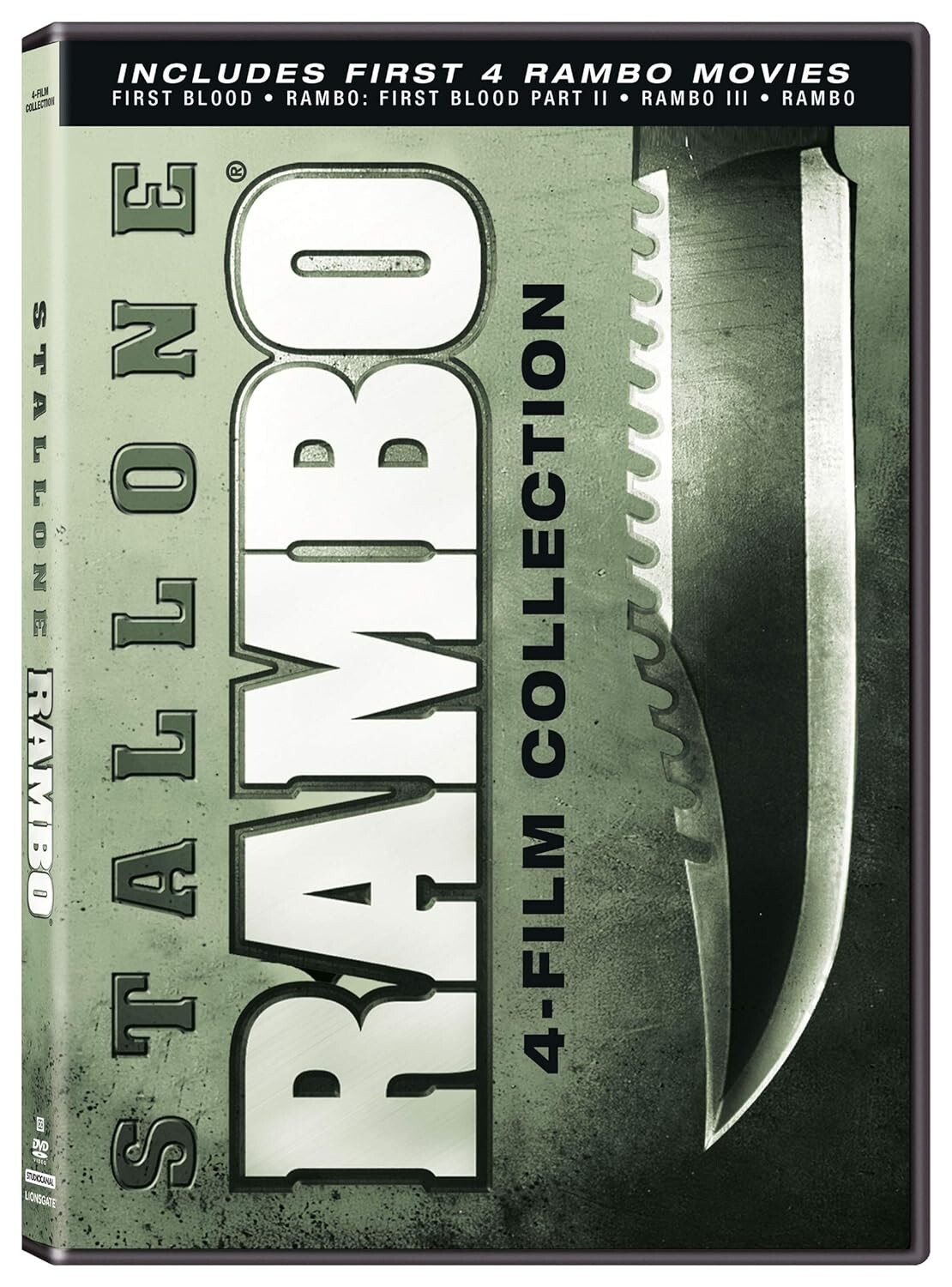 RAMBO - 4-film collection, DVD, New,free shipping RAMBO - 4-film collection, DVD, New,free shipping