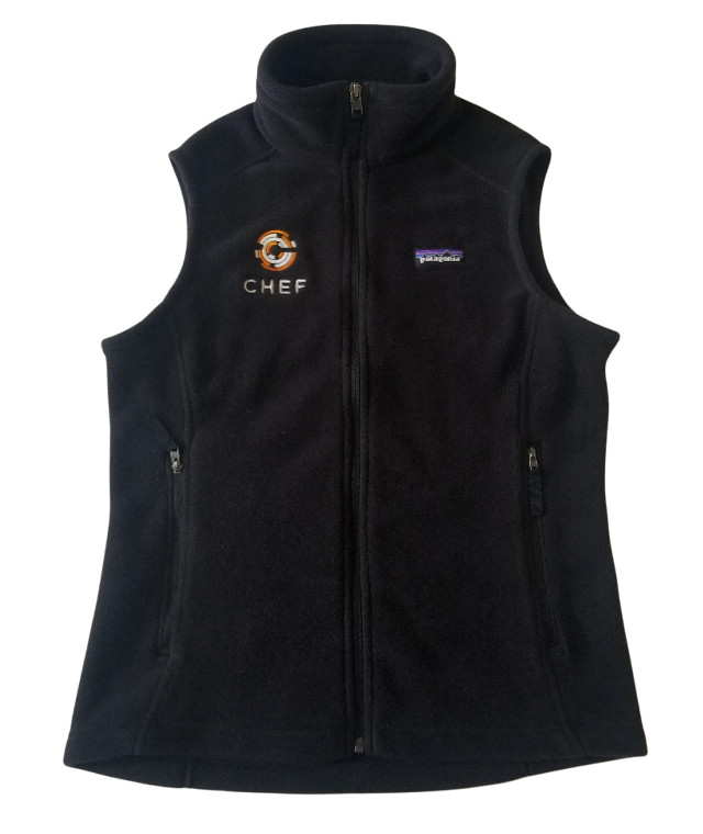 Patagonia Womens S Classic Synchilla Vest Fleece Full Zip Black CHEF Software