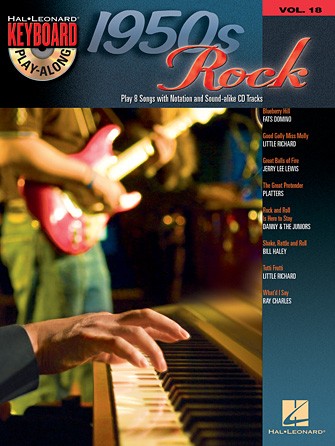1950s Rock Keyboard Play-Along Volume 18 Softcover with CD