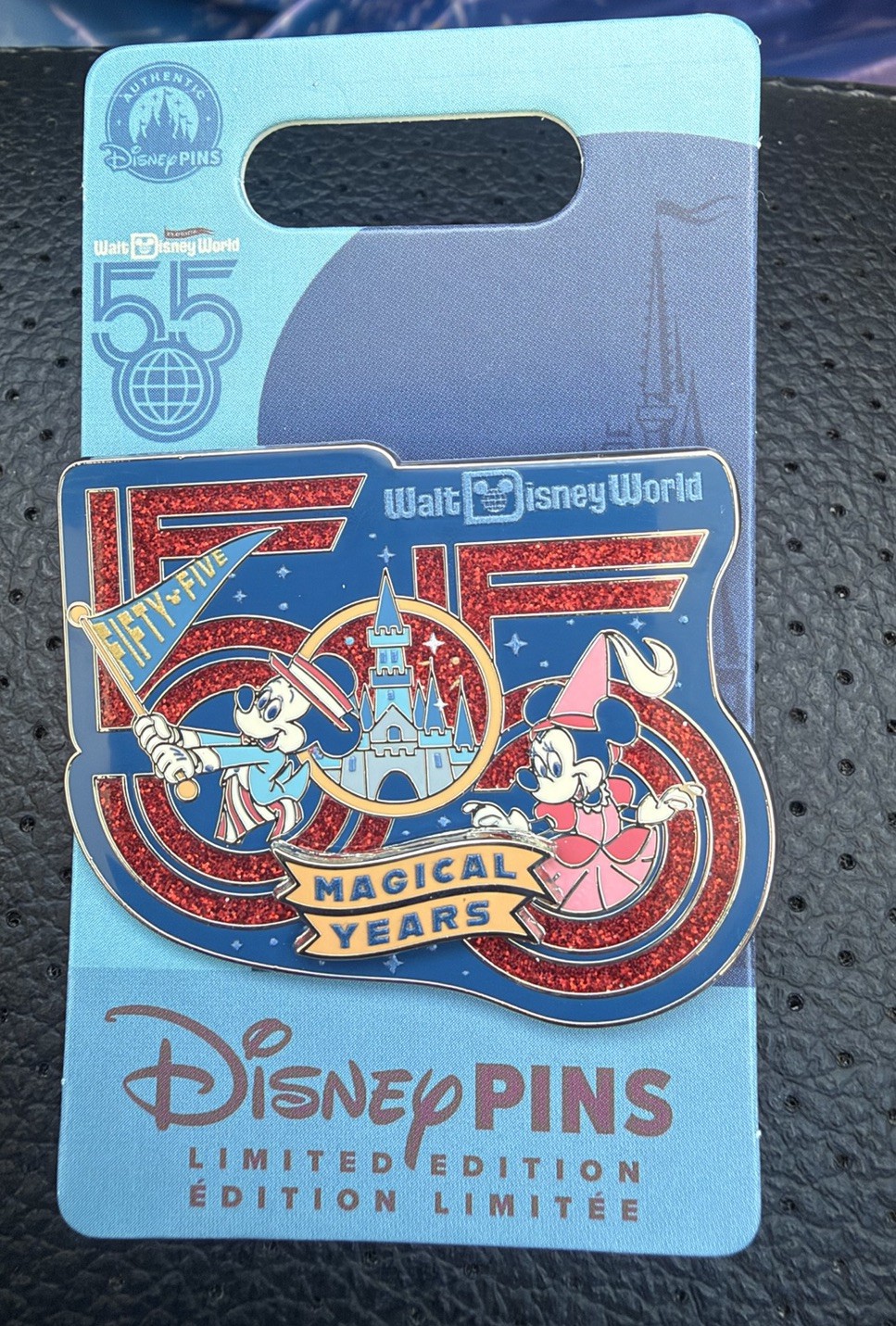 2026 Walt Disney World 55th Anniversary Mickey & Minnie pin LE 5000 NEW