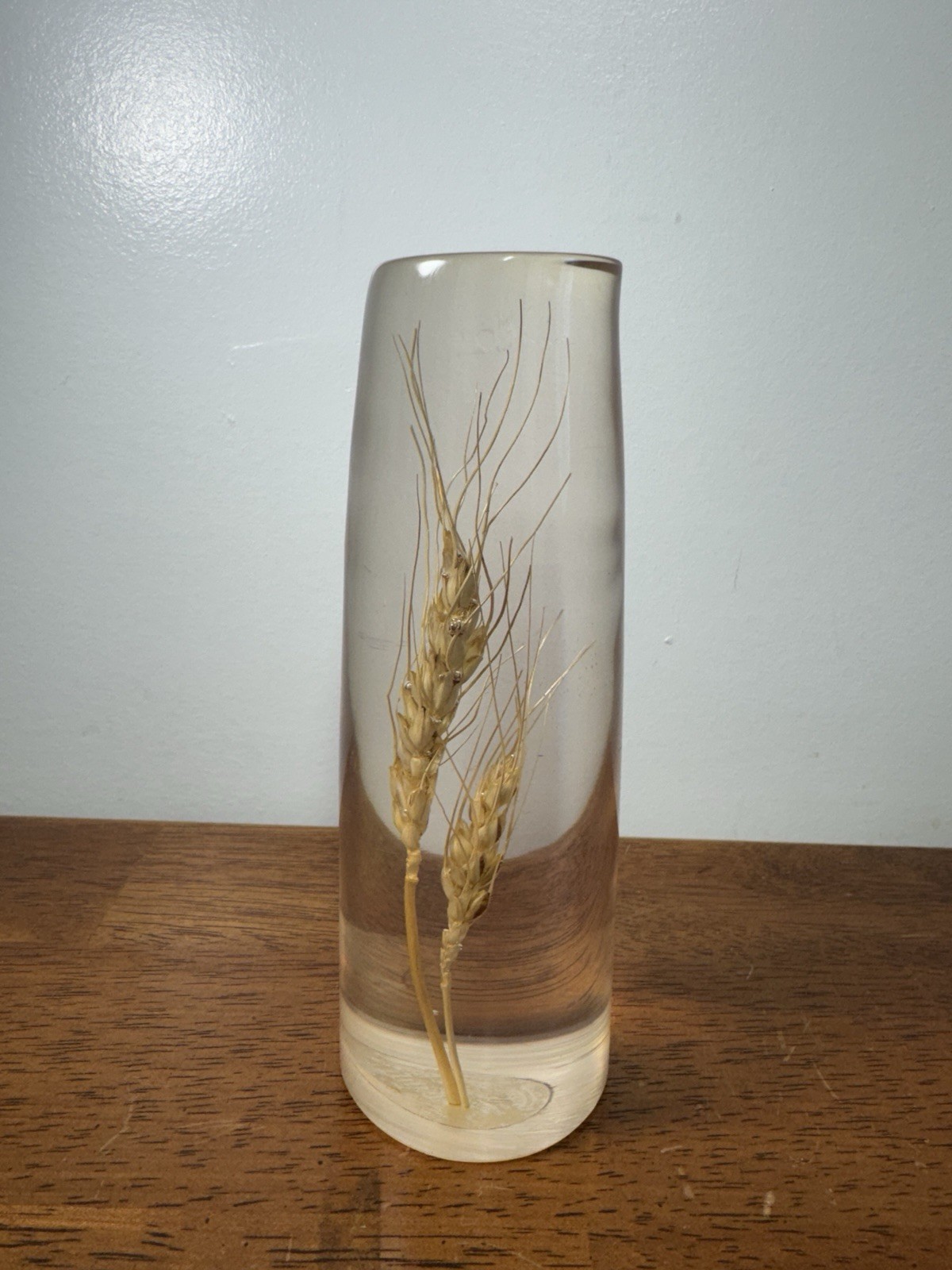 Vintage Daisyglas Hand Crafted Lucite Resin Wheat Paperweight Decor Campbell CA Vintage Daisyglas Hand Crafted Lucite Resin Wheat Paperweight Decor Campbell CA