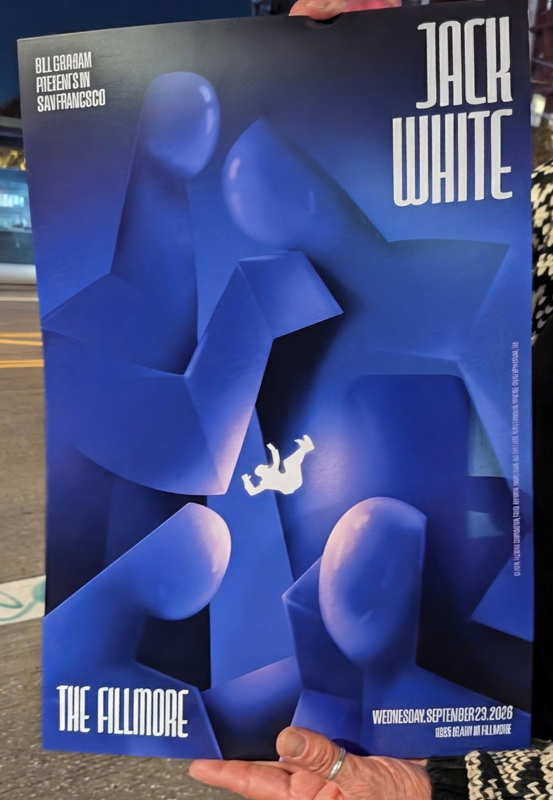 Jack White San Francisco CA Poster The Fillmore September 23 2026 Jack White San Francisco CA Poster The Fillmore September 23 2026