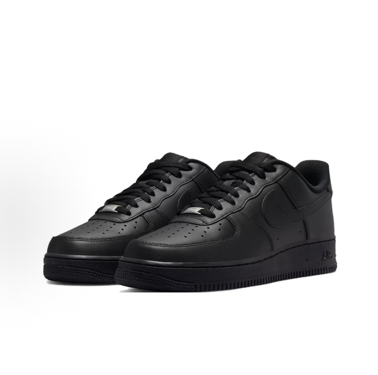 Men's Nike Air Force 1 07 Low Top Classic Sneakers White And Black
